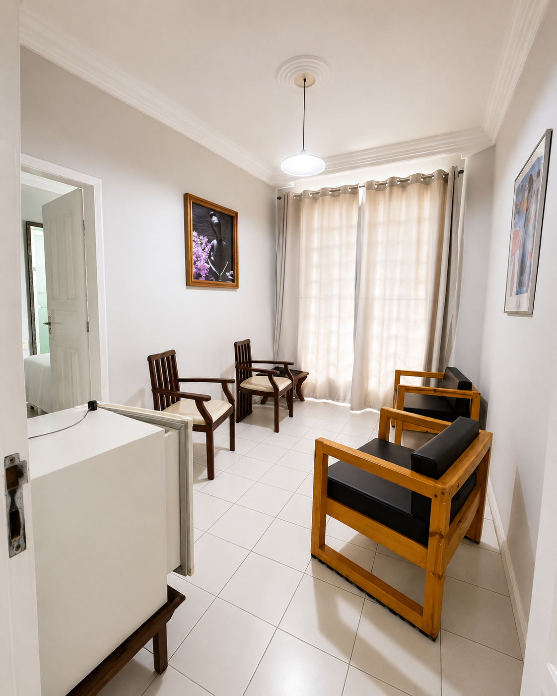 Sala privativa do Apartamento Econômico Luxo Superior