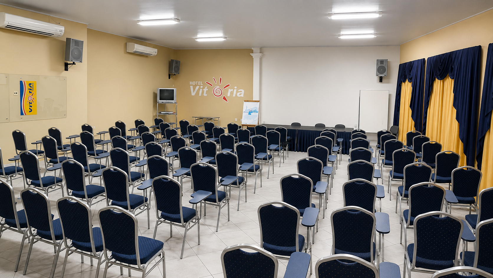 Estrutura do Auditório do Hotel Vitória para eventos